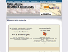 Tablet Screenshot of menorcabritannia.org